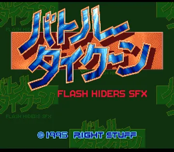 Battle Tycoon - Flash Hiders SFX (Japan) (Rev 1) screen shot title